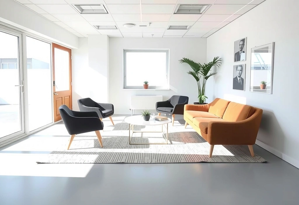 Moderne, helle Praxisräume der Ernährungsberatung Vitalis